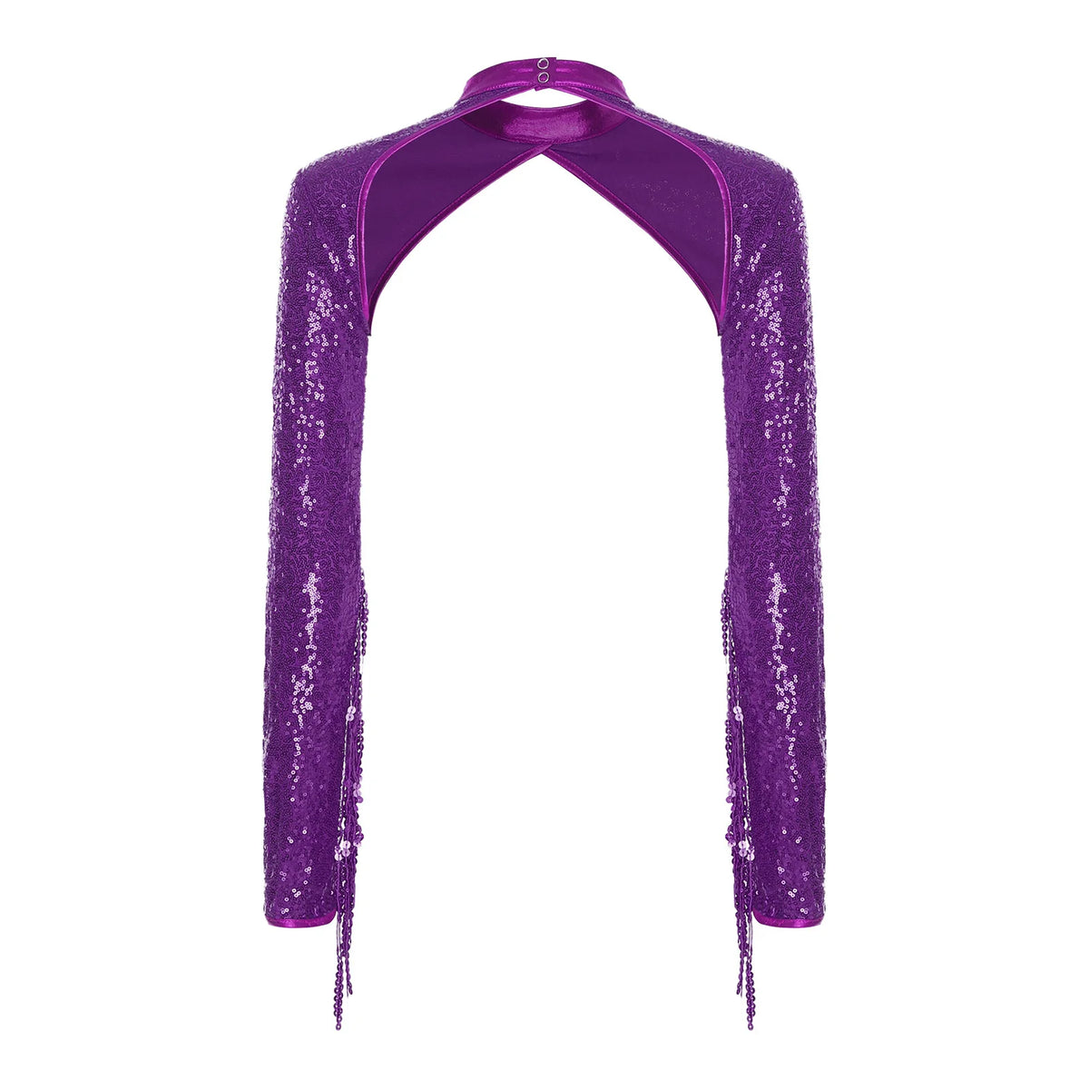 Sequin Fringe Bolero Shrug
