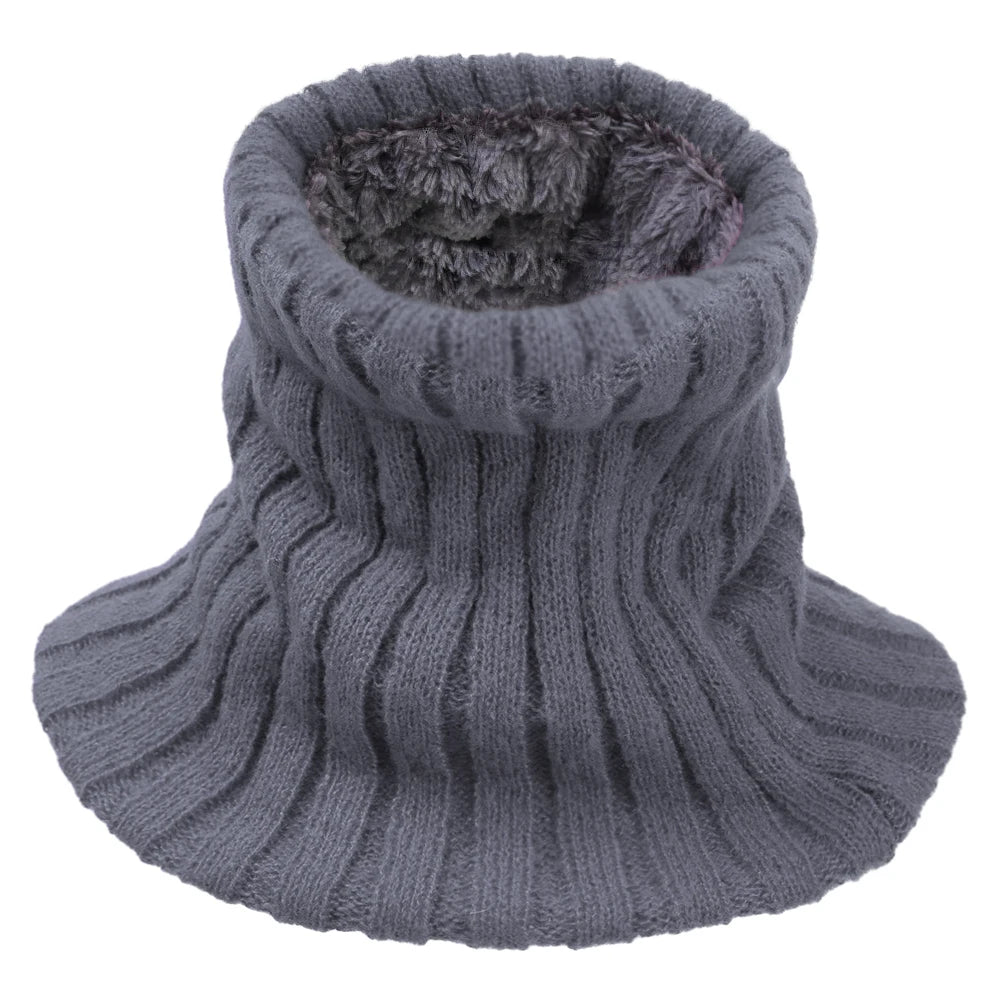Fashion Soft Knitted Neck Warmer Sports Scarf Women Men Face Cover Winter Skating Running Hiking Scarves Thick Cold-proof Collar