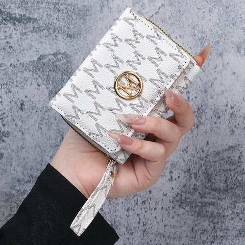 New style women's wallet, short, European and American PU high-end