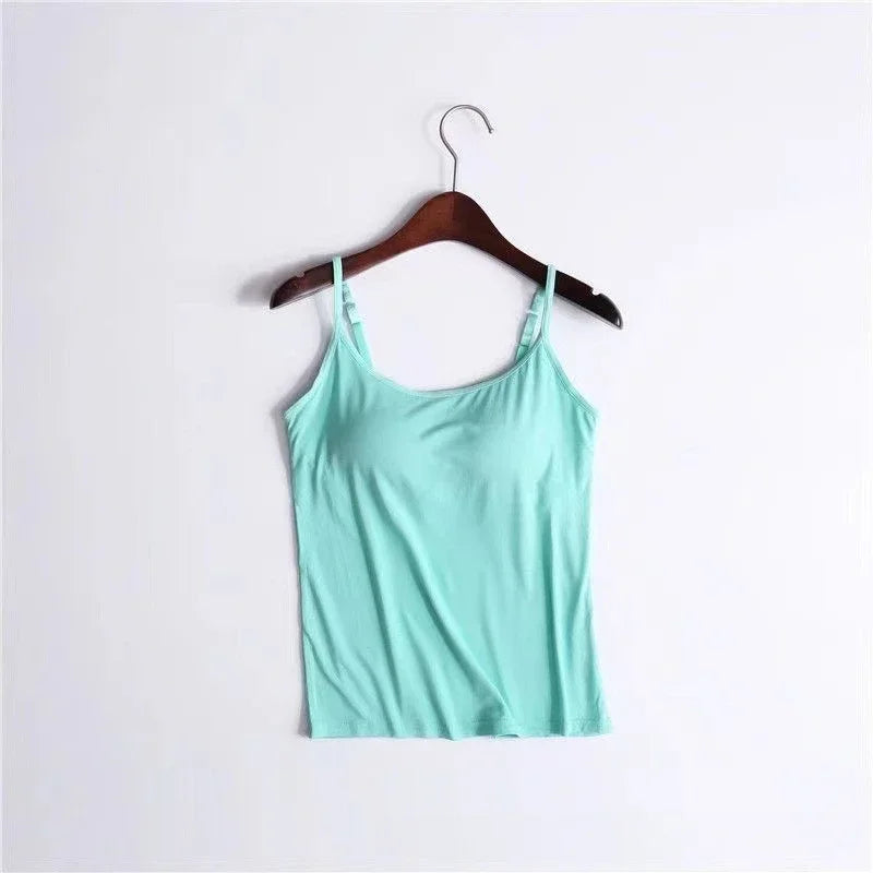 Camisole with Built-In Padded Bra