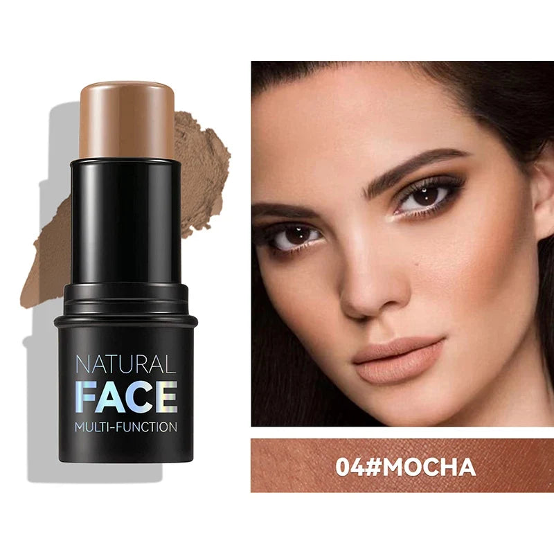 Face Pearl Stone Highlighter Stick Contour Shading Lasting Cheek Stereoscopic Brightening Skin Blush Illuminator Makeup Cosmetic