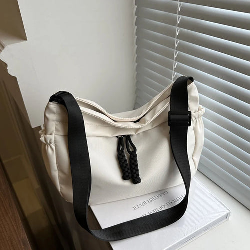 Casual Women's Nylon Crossbody Bag, Large Capacity Hobo Shoulder Purse