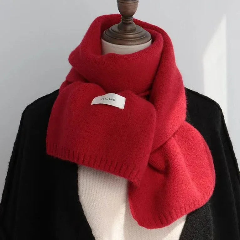 Winter Thermal Knitted Scarf Unisex Solid Color Neck Shawl Wrap Warm Windproof Solid Color Women Men Fashion Motorcycle Scarfs