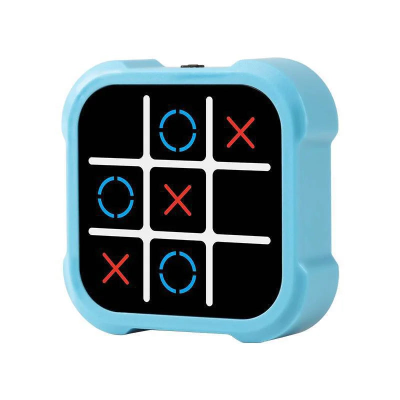 4-in-1 Multifunctional Electronic Handheld Board Game Set: TIC-TAC-TOE Chess Puzzle Toys for Kids Portable Brain Teaser Gifts
