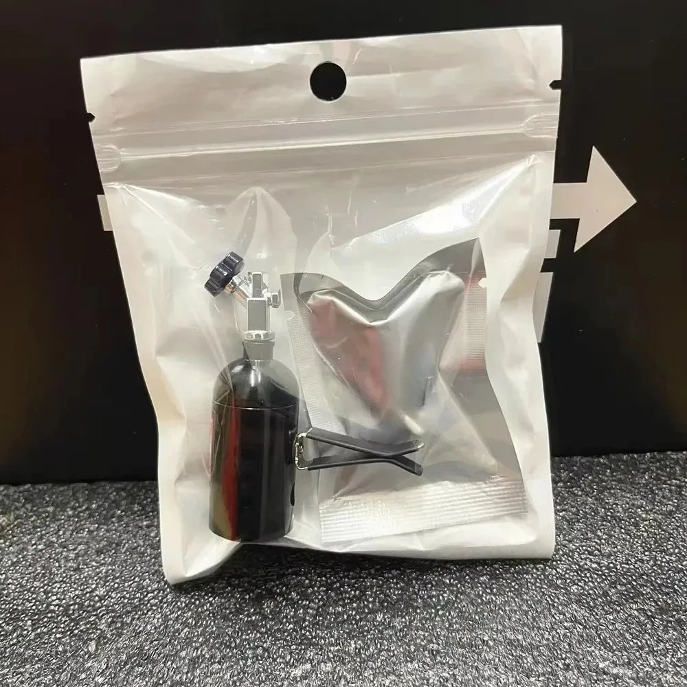 1Pcs NOS Nitrogen Bottle Shape Car Air Freshener Vent Clip Fragrance Diffuser Auto Interior Perfume Decoration