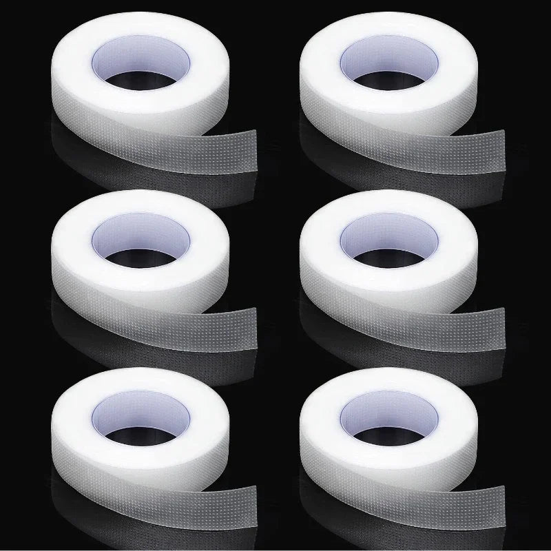 Transparent Micropore Breathable Fabric Eyelash Tape 9M 10 Yards Per Roll Gentle Adhesive Tape For Lash Extension Salon DIY Beauty Accessory