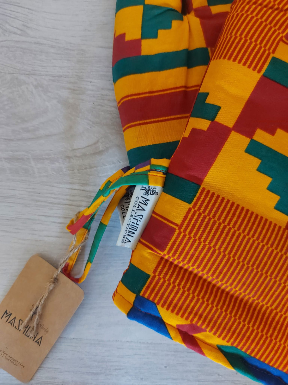 Set of 2 Oven Gloves Handmade "Mudcloth" Bogolan Print Inspired