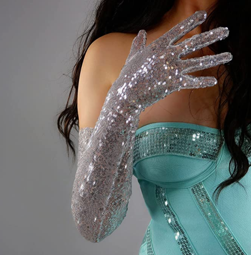 The Giovanni Sequin Gloves