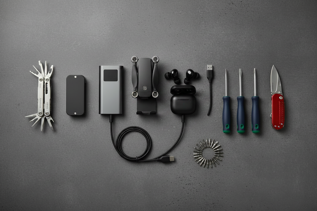 Electronics & Tools with Drone