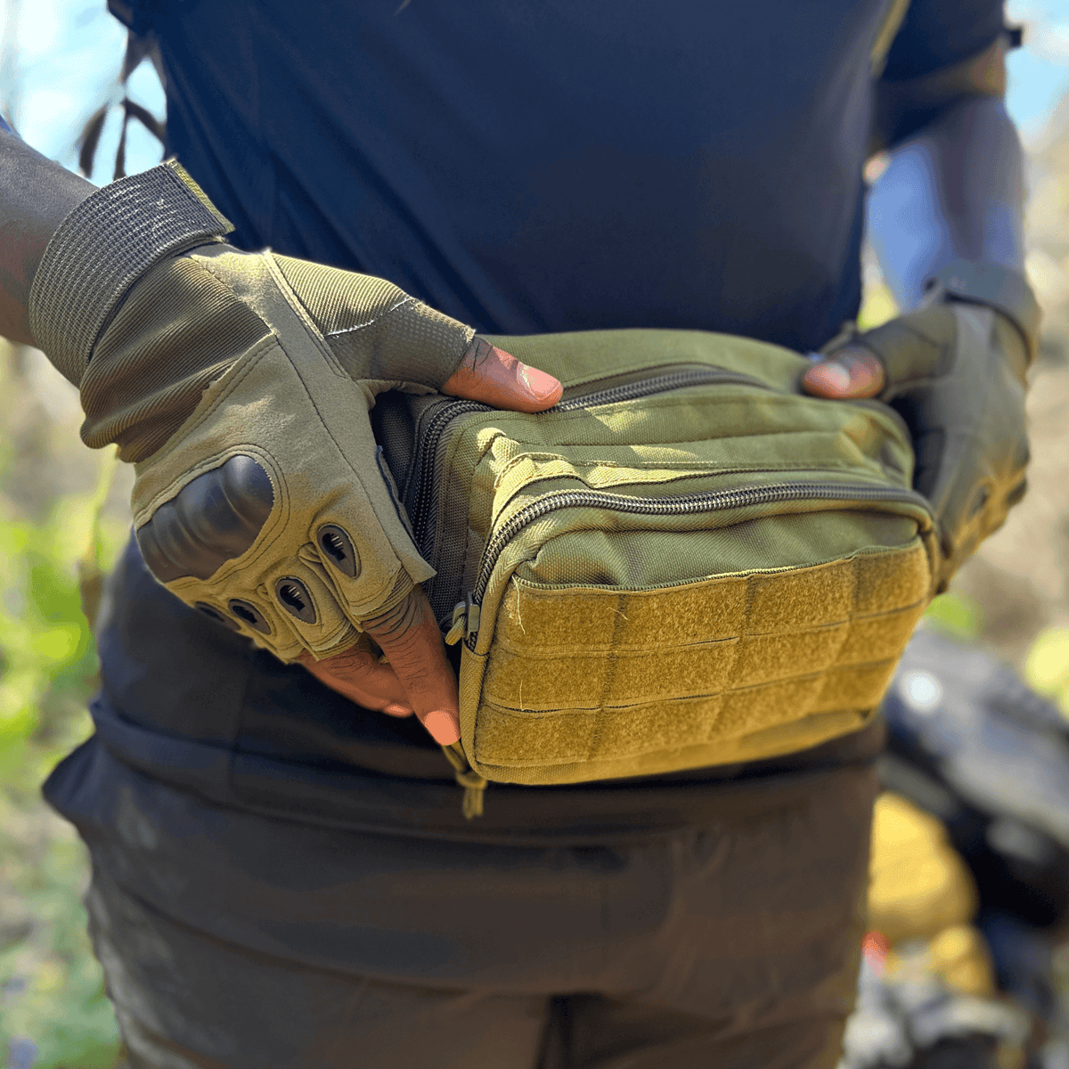 JupiterGear Tactical Military Fingerless Airsoft Gloves for Outdoor