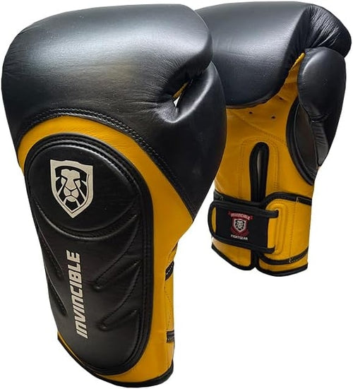 Invincible Fight Gear Pro Leather Boxing Gloves v2.0 | Multi-Layered