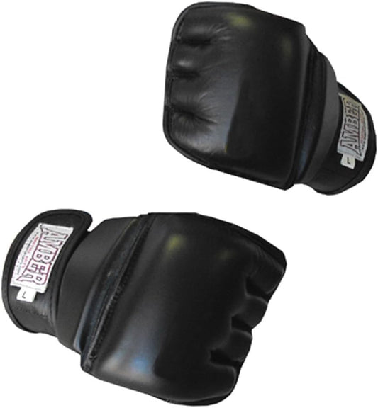 MMA Gel Shock Gloves, Shock-Absorbing Gel Padding, Leather
