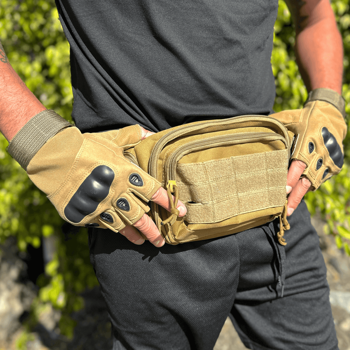 JupiterGear Tactical Military Fingerless Airsoft Gloves for Outdoor