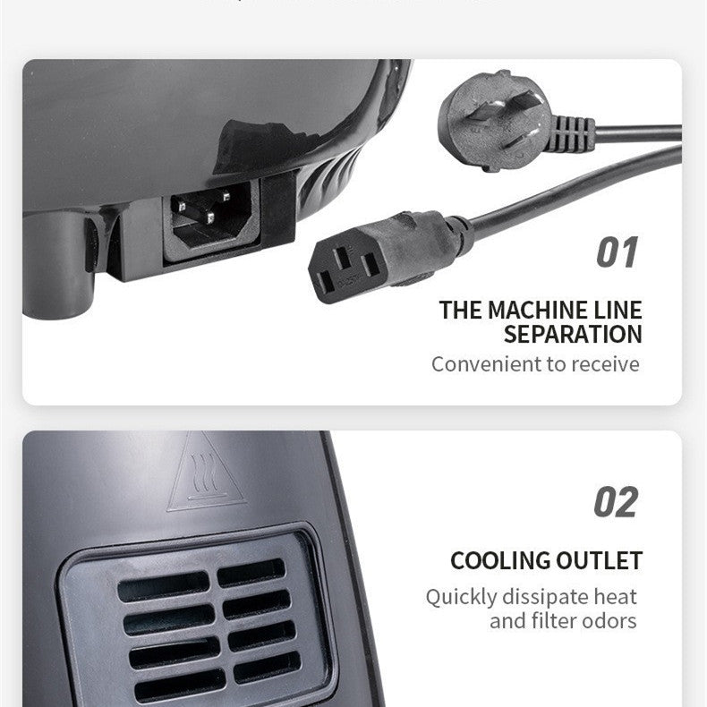 Touch Control Air Fryer, Stainless Steel