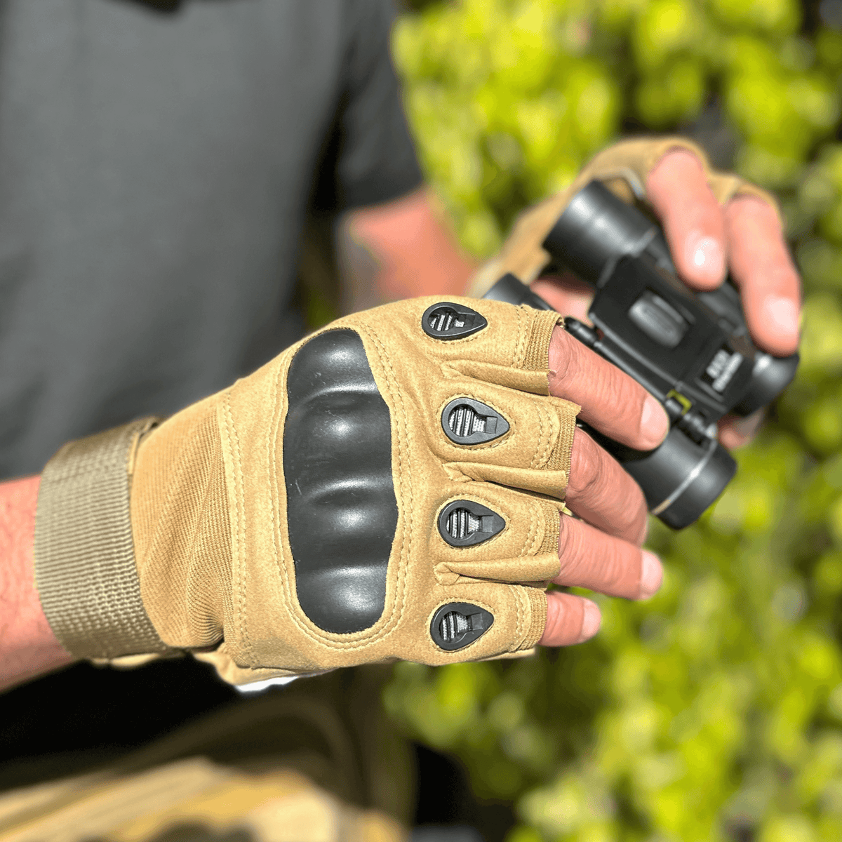 JupiterGear Tactical Military Fingerless Airsoft Gloves for Outdoor