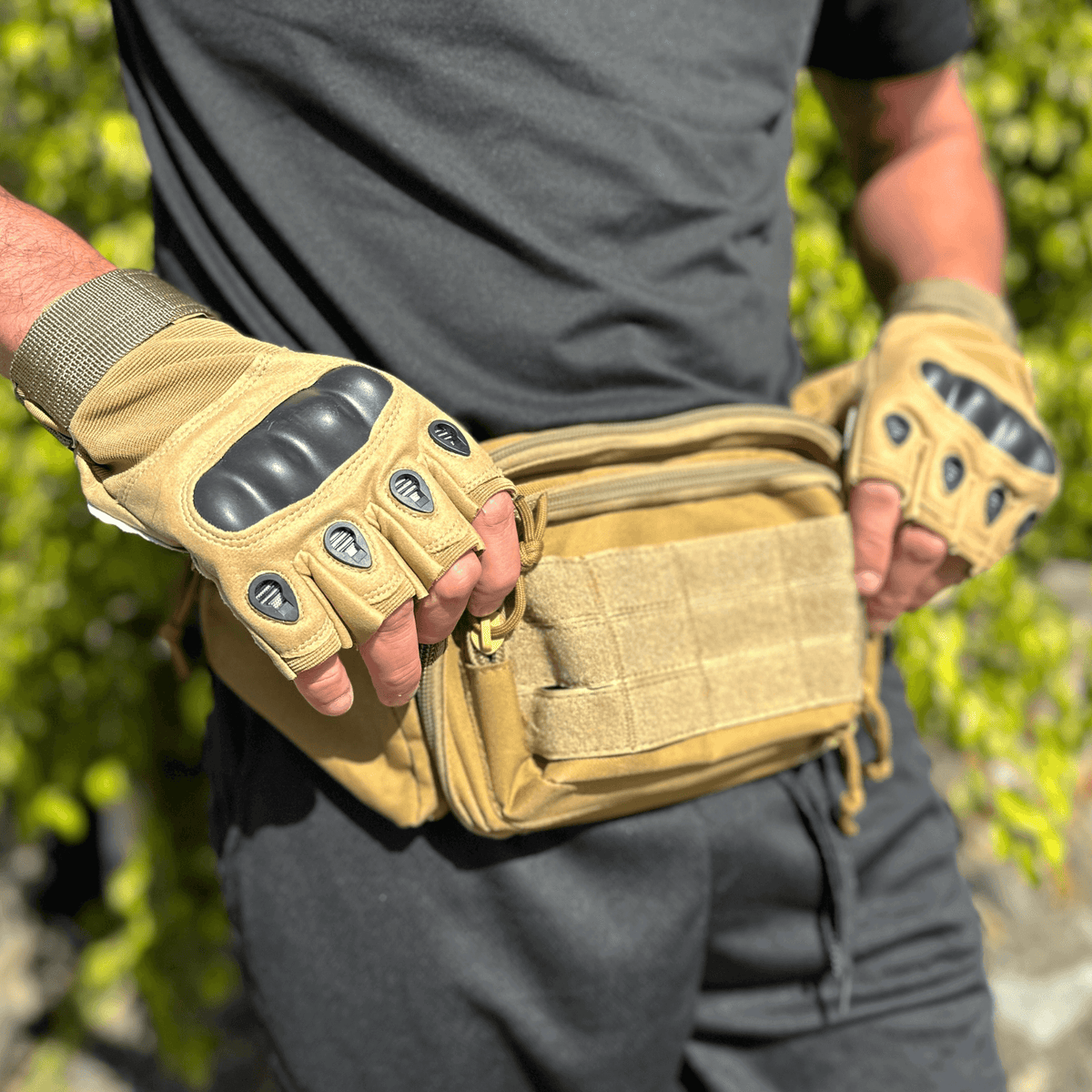JupiterGear Tactical Military Fingerless Airsoft Gloves for Outdoor