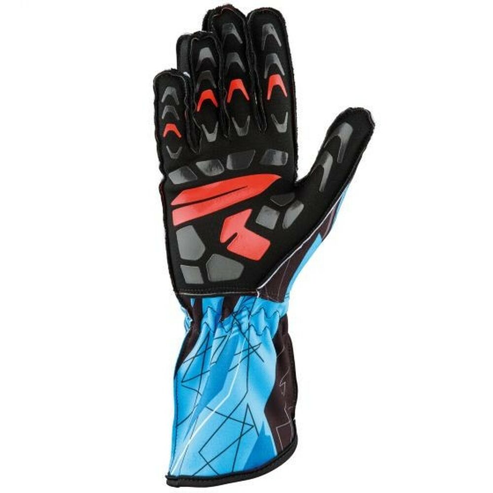 Karting Gloves OMP KS-2 ART Blue Size XL