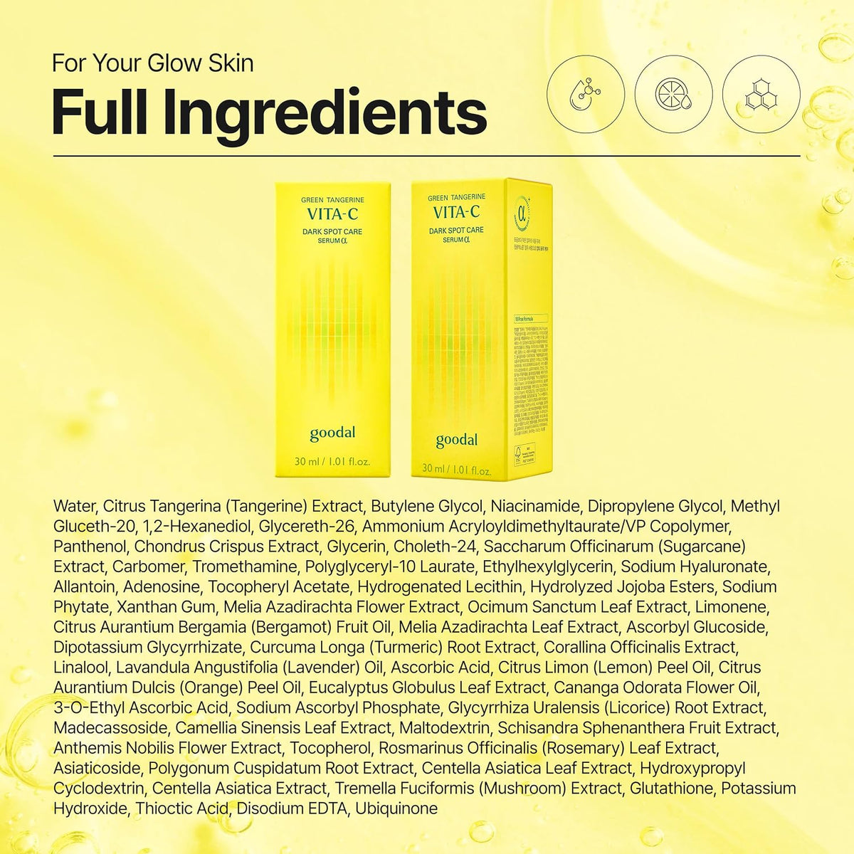 Goodal Green Tangerine Vitamin C Dark Spot Serum Alpha