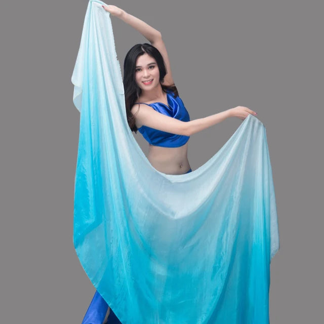 Hand Dyed Silk Belly Dance Veil