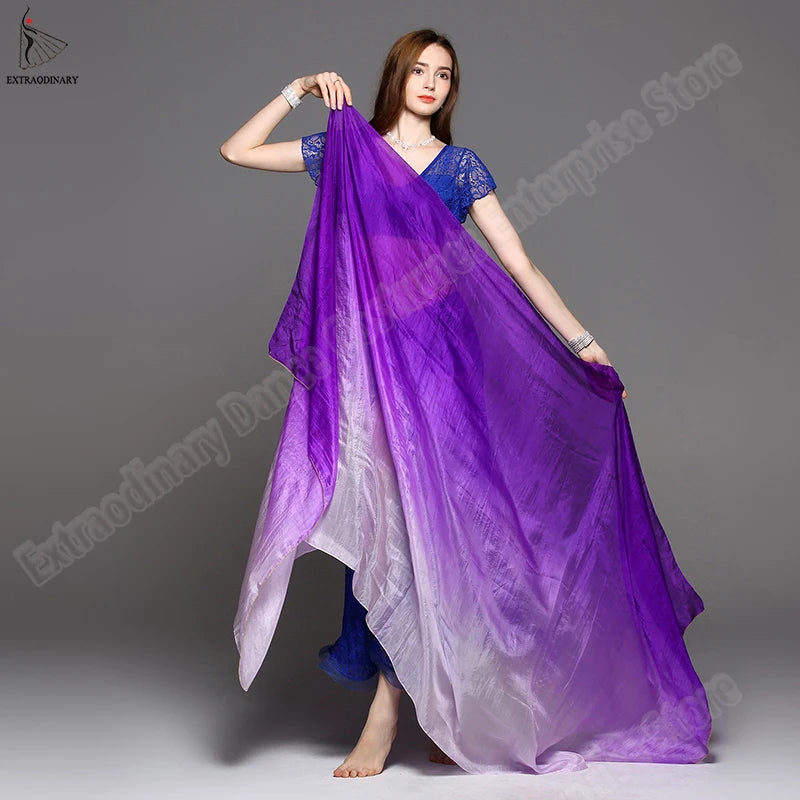 Hand Dyed Silk Belly Dance Veil