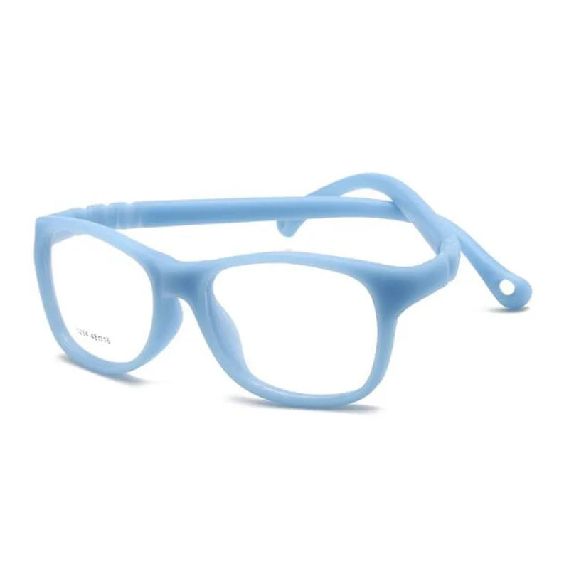 Anti Blue Light Kids Square Glasses Children Boy Girls Computer Prescription 3-10 years -0.5 -0.75 -1.0 -1.5 -2.0 -3.0 -4.0