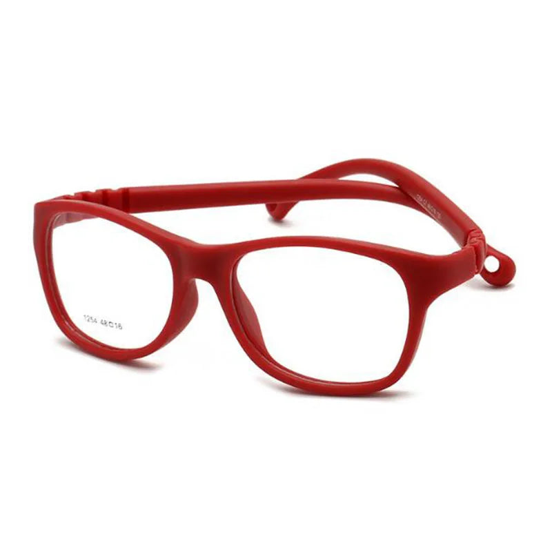 Anti Blue Light Kids Square Glasses Children Boy Girls Computer Prescription 3-10 years -0.5 -0.75 -1.0 -1.5 -2.0 -3.0 -4.0