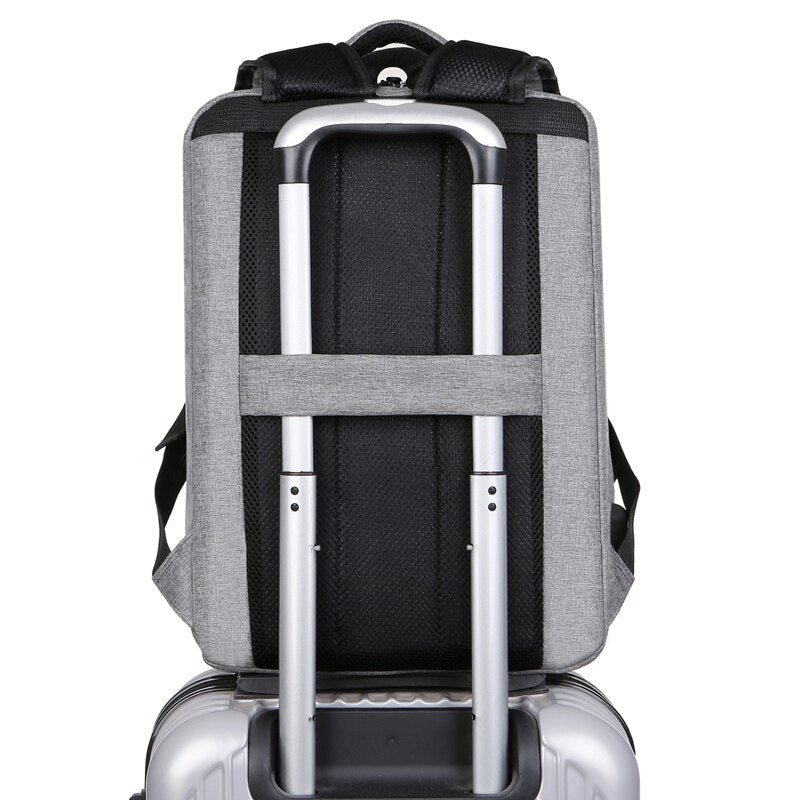 Mens Waterproof Oxford Cloth Multifunctional Laptop Rucksack