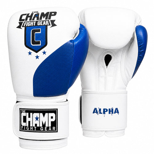 The Champ Fight Gear Alpha Series Boxing Gloves with Wrist Support for