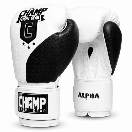 The Champ Fight Gear Alpha Series Boxing Gloves with Wrist Support for