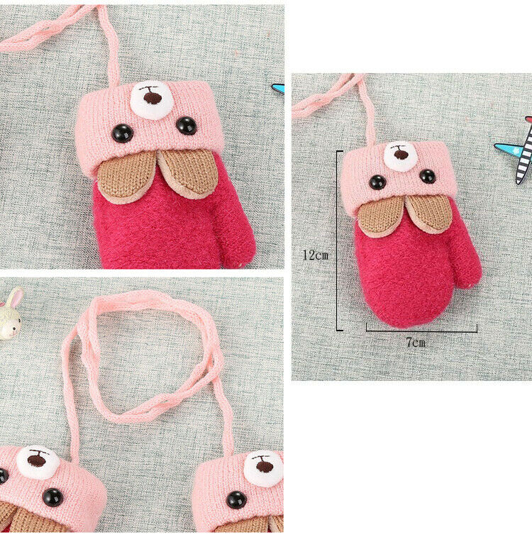 New 0 3 Years Old Cute Bear Cartoon Baby Gloves
