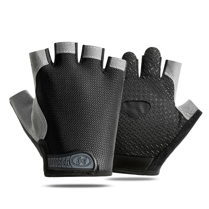 Weightlifti Gym Gloves Fitness Training Fingerless Women Men Bodybuilding Exercise Sports Gloves Cycling Anti Slip Breathable