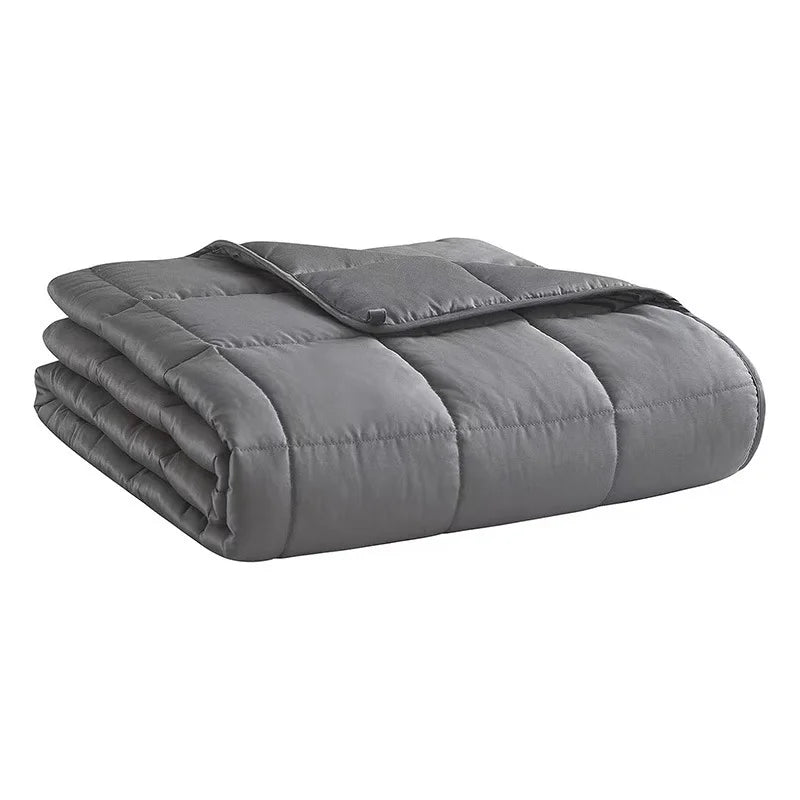 2025 New Weighted Blanket Decompression Sleep Aid Pressure Weighted Quilt Sleeping Blanket Heavy Blanket Dark Grey Muti Sizes