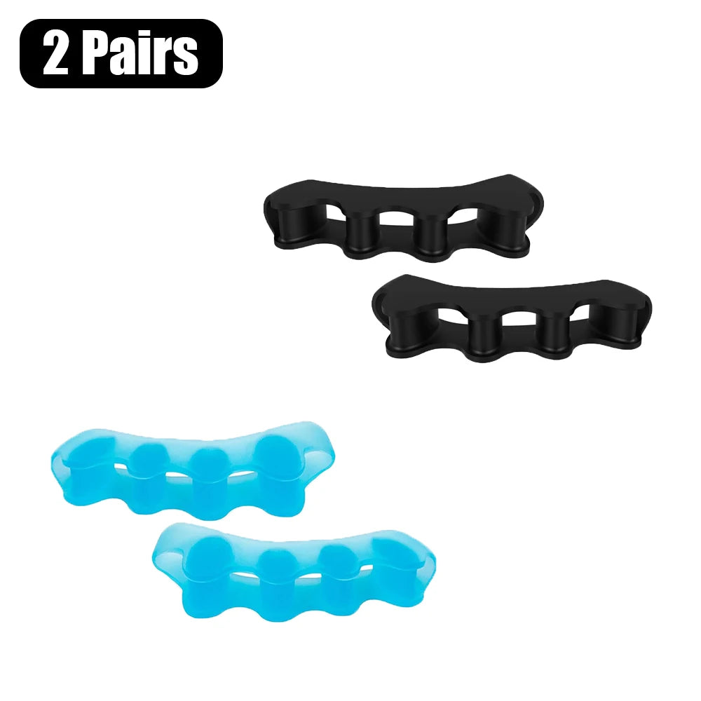 Silicone Toe Separators Toe Straightener for Bunion Relief, Overlapping Toes, Plantar Fasciitis, Foot Pain Correction