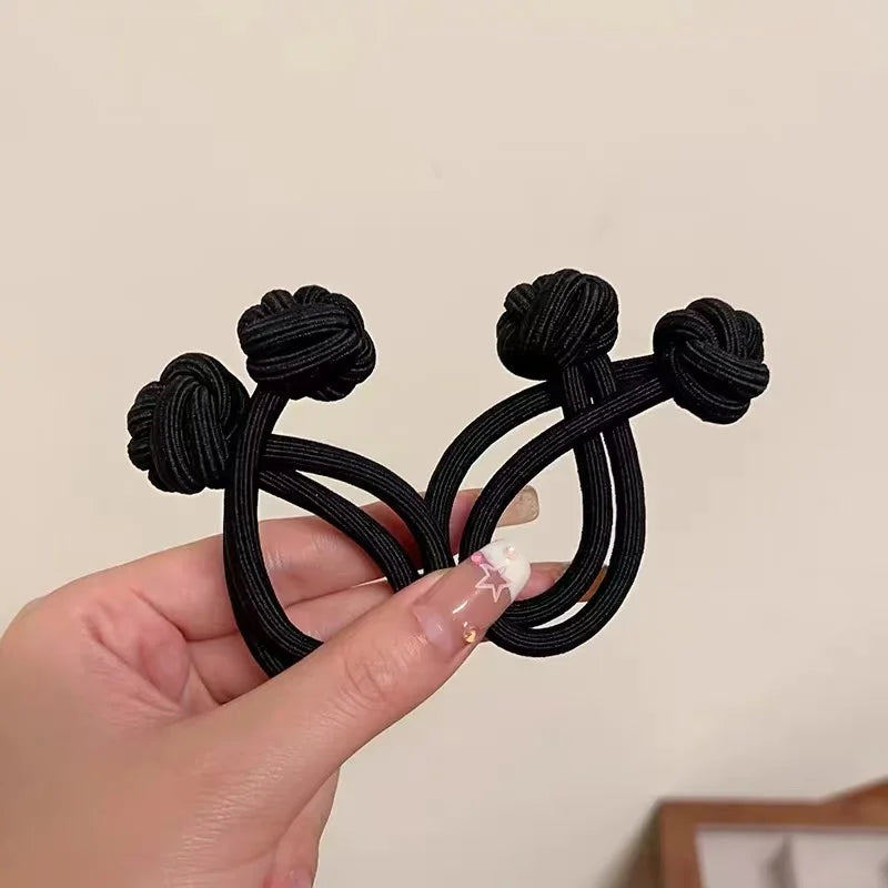 Simplicity Stretch Rubber Hair Ties for Women High Elasticity Fashion Girl Head Rope Scrunchie Hair Accessories