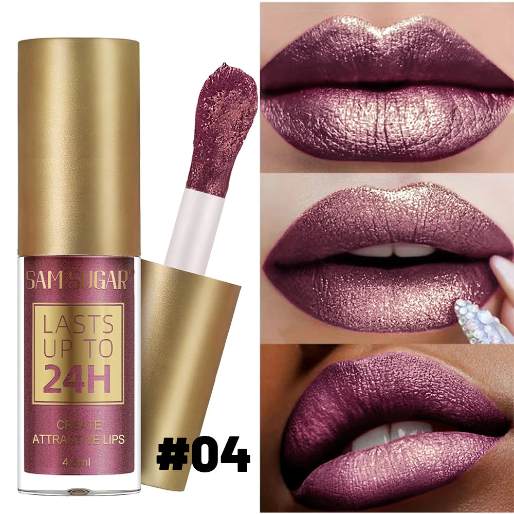 Shiny and Delicate Lip Gloss, Long-Lasting and Not Easily Smudged, Naturally Glossy Lip Gloss