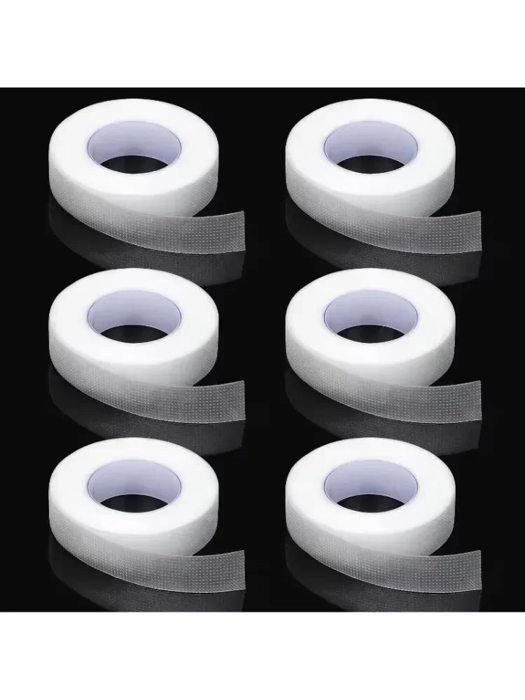 Transparent Micropore Breathable Fabric Eyelash Tape 9M 10 Yards Per Roll Gentle Adhesive Tape For Lash Extension Salon DIY Beauty Accessory