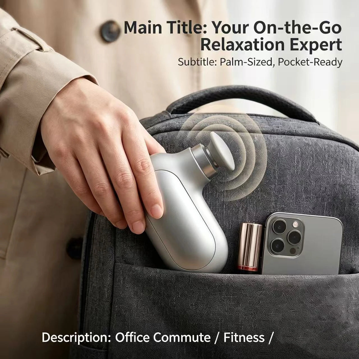 Multifunctional Mini Muscle Massage Gun Cordless Muscle Relaxation