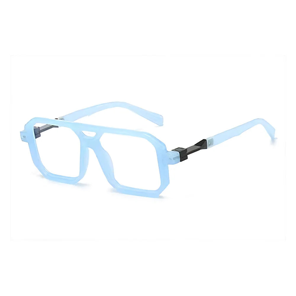 Light Frame Anti Blue Glasses Transparent Black Optical Glasse Women Men Square Eyewear Blocking eyeglasse Spectacle Eyeglasses