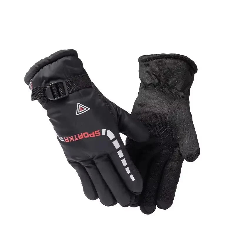 Winter Outdoor Warm Thermal Cycling Gloves Waterproof Antislip Sports Ski Cycling Motocycle Warm Glove Unisex Moto Accessories