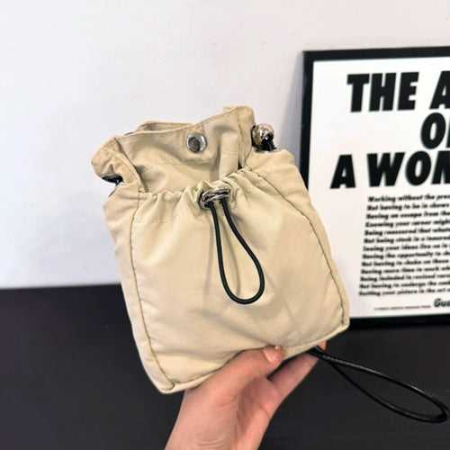 Nylon Crossbody Bag Soft Mini Phone Wallet Multifunctional Square