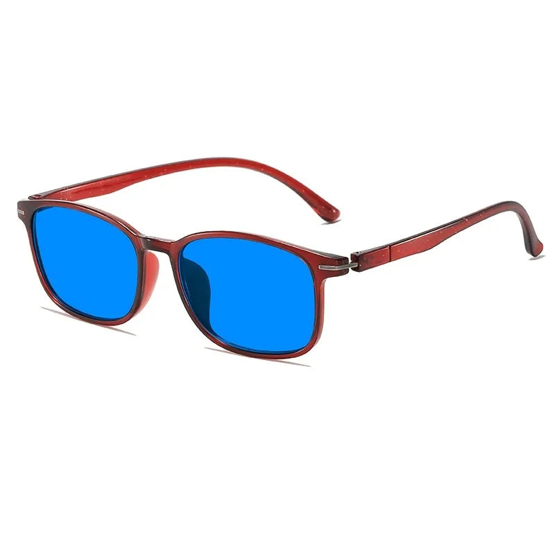 Blue Light Blocking Glasses for Men Women With Red Tinted Lens Computer Gaming Anti Fatigue Vintage Anti-Blue Light Sunglasses