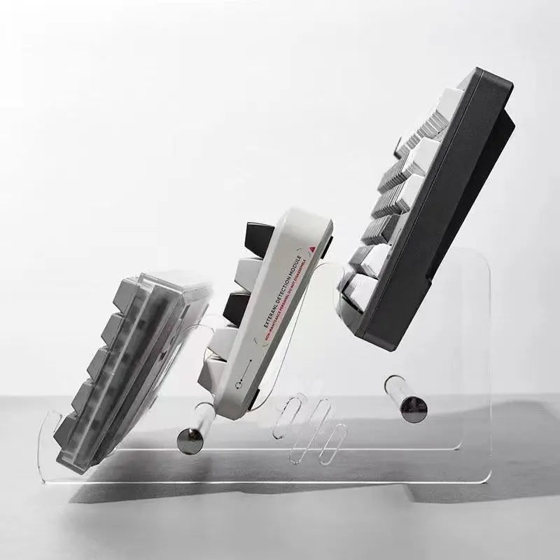 Keyboard Display Stand Transparent Acrylic Keyboard Stand for Computer Mechanical Keyboard Holder Layer Rack Keyboard Tray
