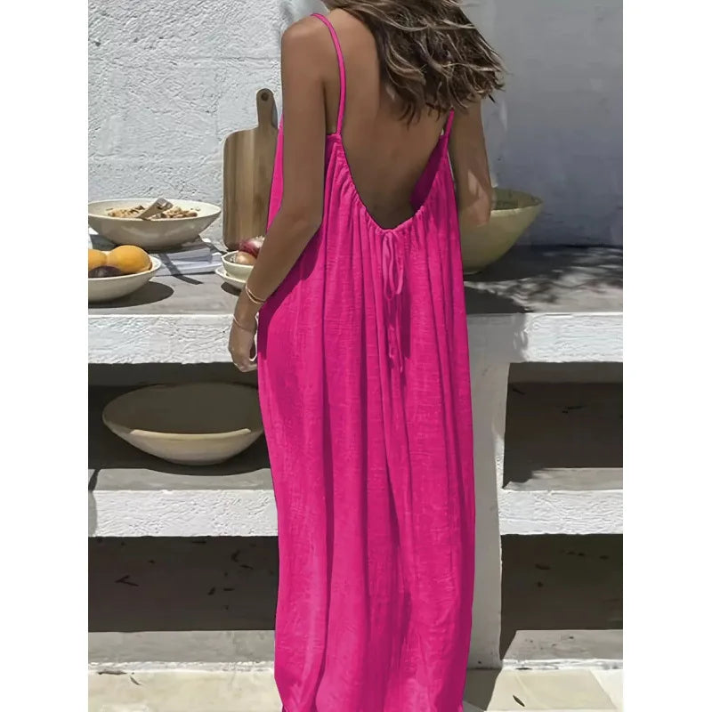 Strapless Loose Lounge Maxi Dress