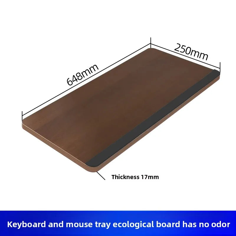 Under Desk Keyboard Tray Ergonomic Floating Pull-Out Shelf Adjustable Foldable Keyboard Holder for Office Desk Accessories