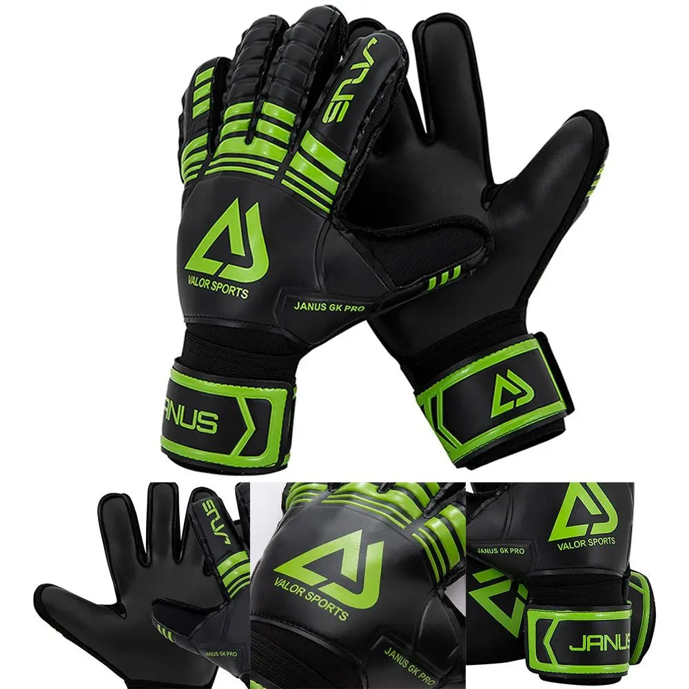 Finger Protection Goalie Gloves Wear-Resistant Durable Football Goalkeeper Gloves Non-Slip Thickened Sports Gloves