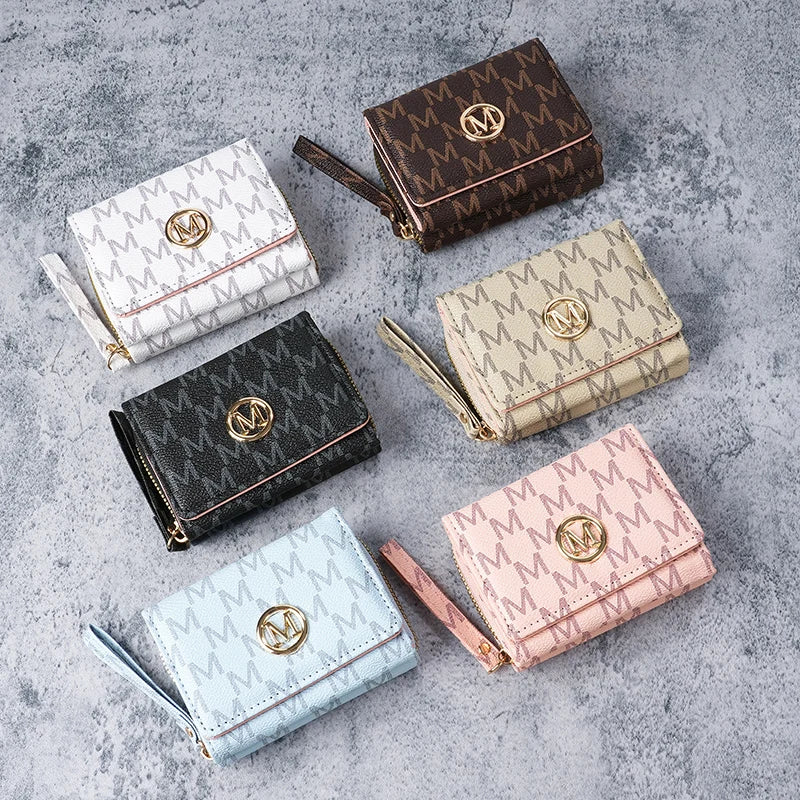 New style women's wallet, short, European and American PU high-end
