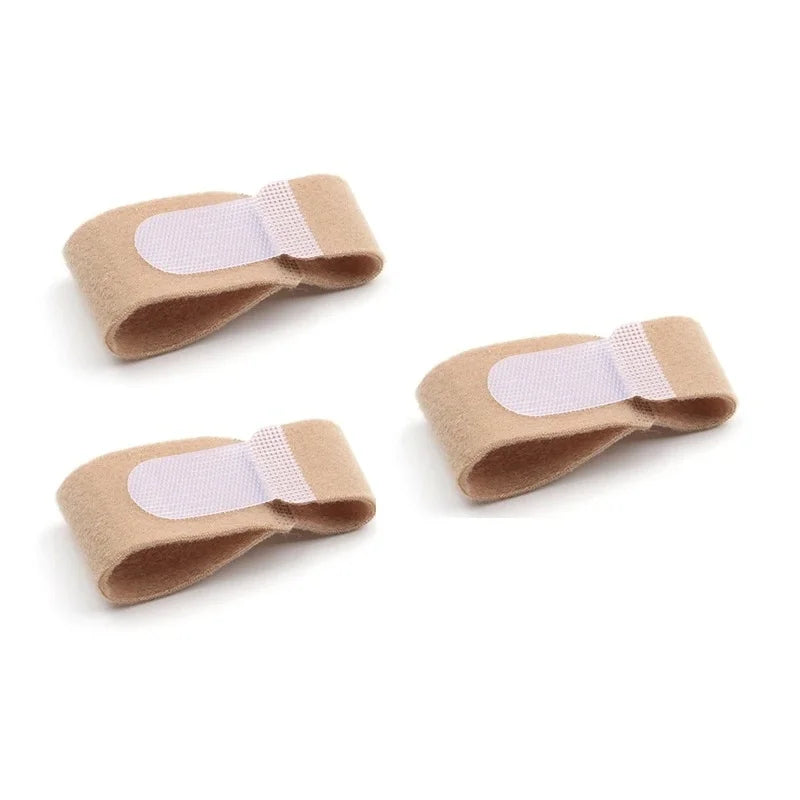 Toe Finger Straightener Hammer Toe Tape Hallux Valgus Corrector Bandage Toe Separator Splint Wraps Foot Care Supplies