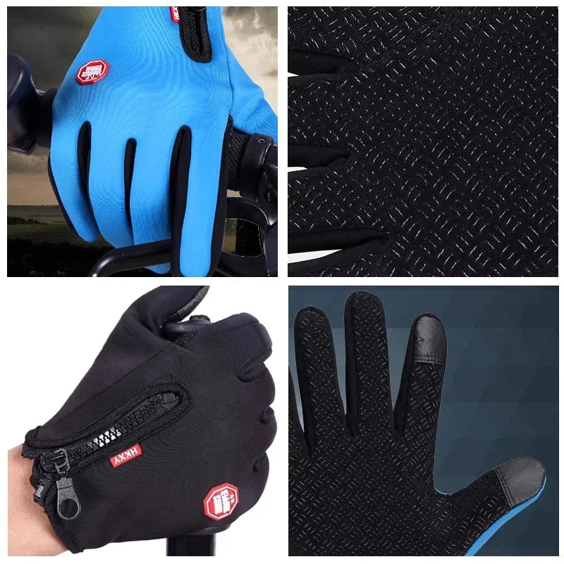Winter Gloves For Men Women Touchscreen Warm Outdoor Cycling Driving Motorcycle Cold Gloves Windproof Non Slip GlovesLL