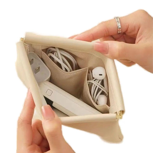 Bullet Storage Bag with Automatic Closure, Wired Headphone Storage