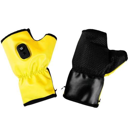 Electric Heated Gloves Fingerless Rechargeable Winter Gloves Thermal